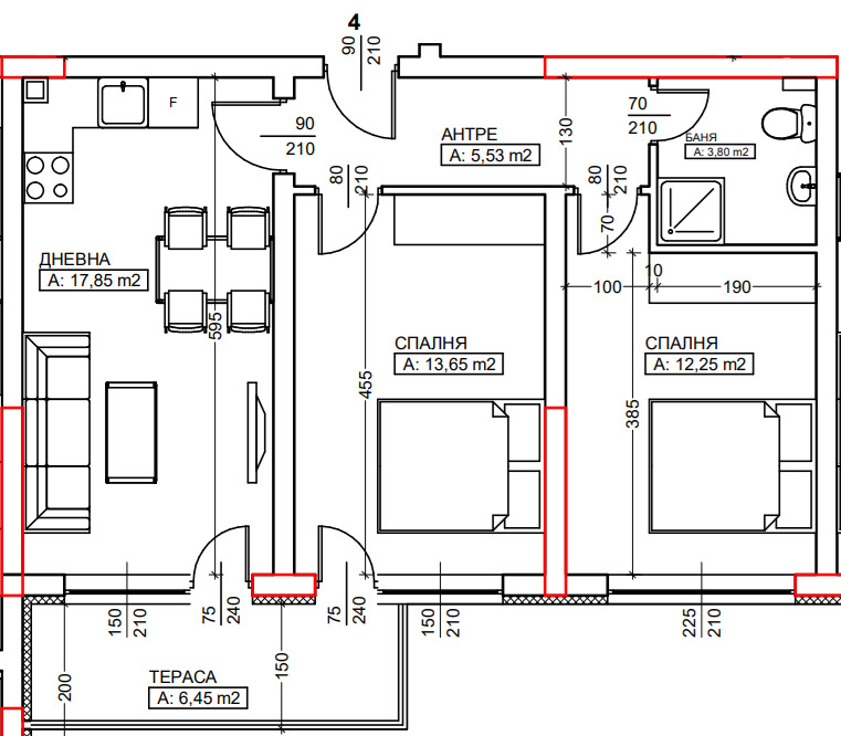 Продава  3-стаен град Благоевград , Еленово 1 , 78 кв.м | 62148759