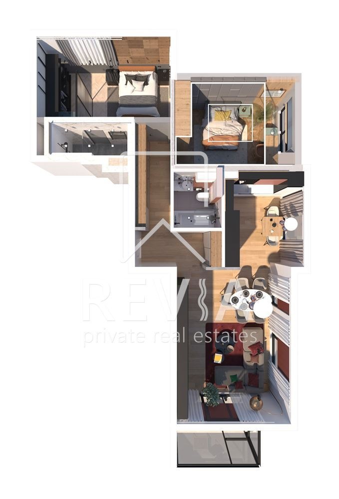 Продава 3-СТАЕН, гр. София, Хладилника, снимка 4 - Апартаменти - 53172106