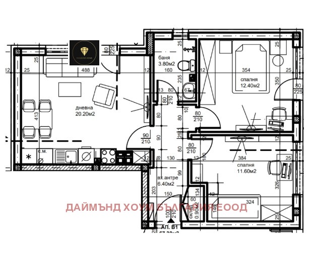 Продава 3-СТАЕН, гр. Пловдив, Прослав, снимка 2 - Апартаменти - 54911232