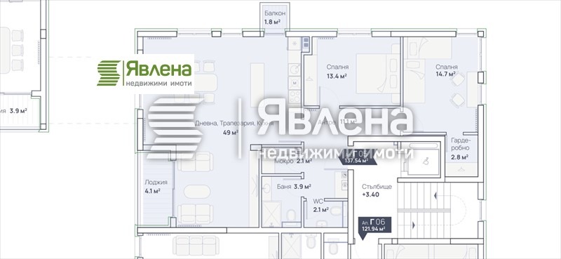 De vânzare  3 dormitoare Sofia , Simeonovo , 168 mp | 12516680 - imagine [15]