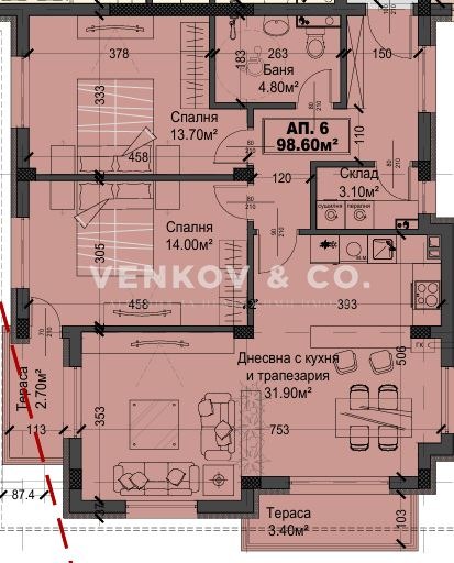 Продава 3-СТАЕН, гр. Елин Пелин, област София област, снимка 2 - Апартаменти - 52988082