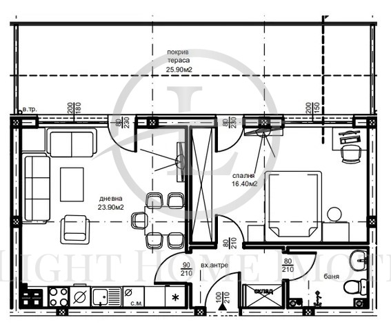 Til salgs  1 soverom Plovdiv , Ostromila , 96 kvm | 44658712 - bilde [2]
