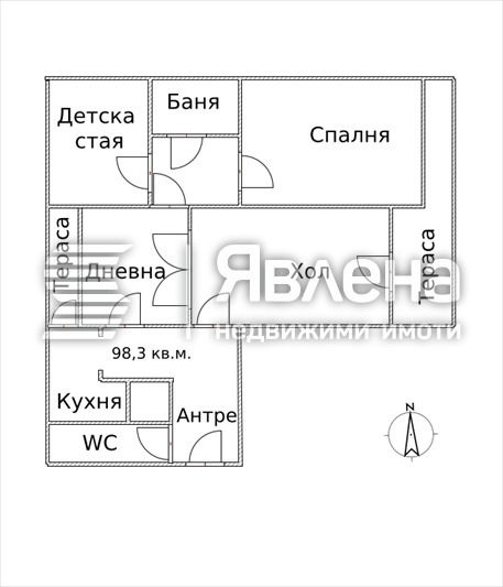 Продава 3-СТАЕН, гр. Пловдив, Център, снимка 2 - Aпартаменти - 47947456