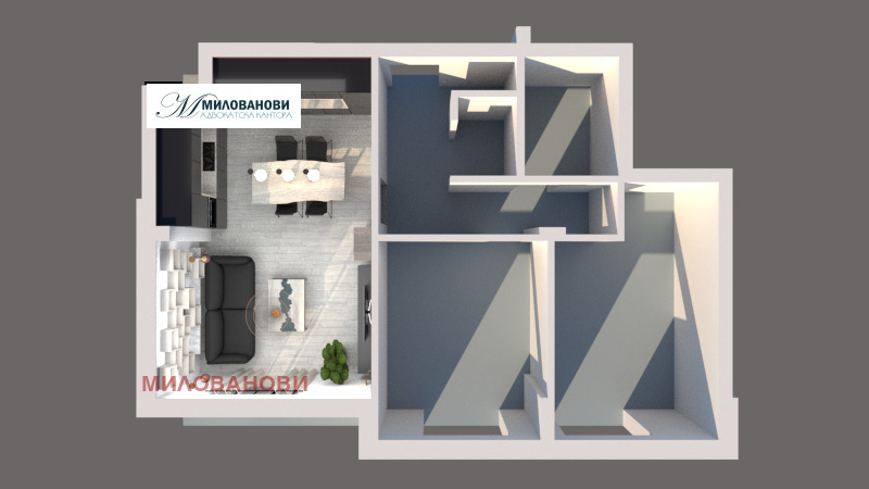 Продава 3-СТАЕН, гр. София, Горна баня, снимка 4 - Апартаменти - 54207396