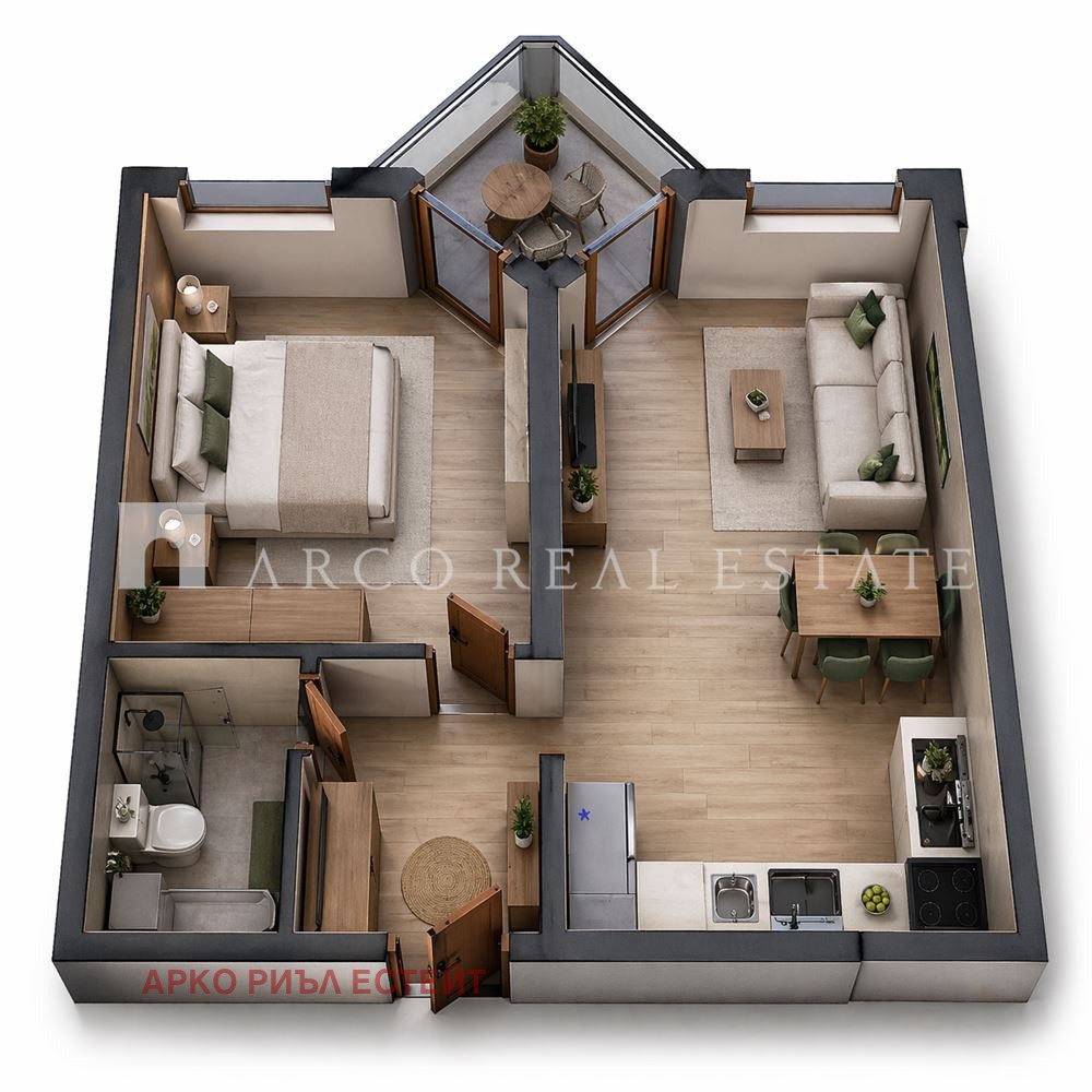 Продава 2-СТАЕН, гр. София, Овча купел 1, снимка 2 - Апартаменти - 53798612