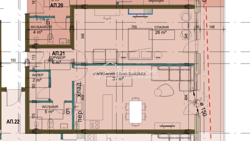 Продава 2-СТАЕН, гр. Търговище, Вароша, снимка 2 - Апартаменти - 53008265