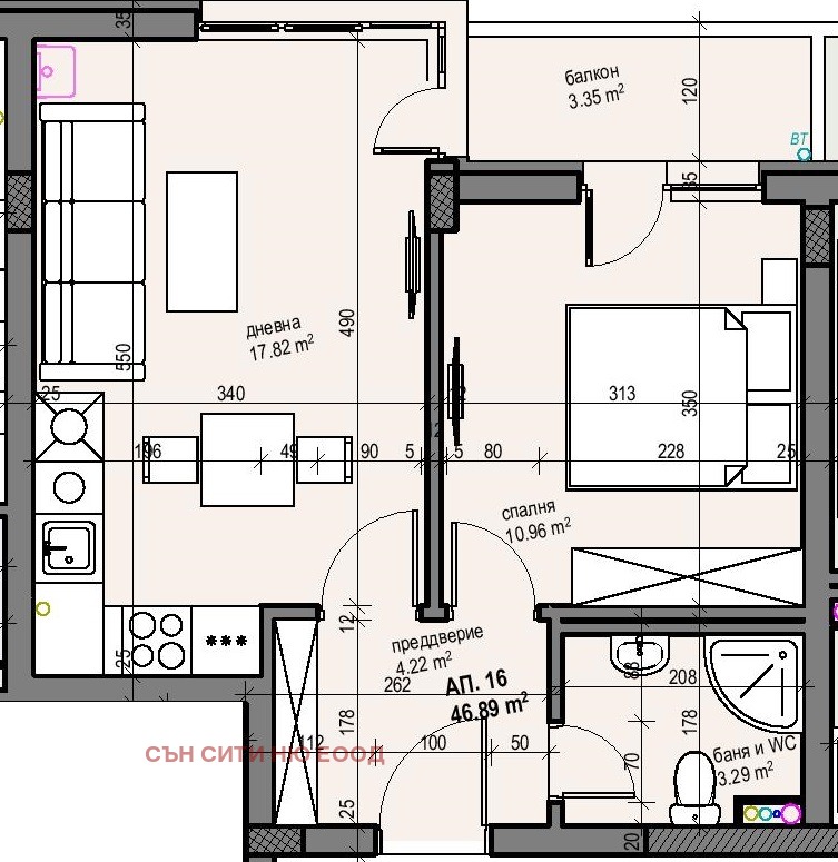 Продава  2-стаен град София , Манастирски ливади , 52 кв.м | 16250000 - изображение [13]