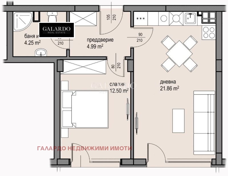Продава 2-СТАЕН, гр. София, Малинова долина, снимка 2 - Апартаменти - 51037100