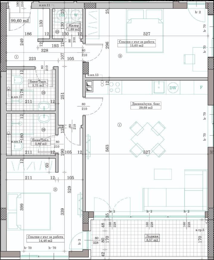 Eladó  2 hálószobás Varna , Kajsieva gradina , 113 négyzetméter | 11076561 - kép [2]