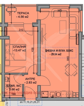 Продава  2-стаен, град Пловдив
