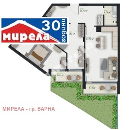2 soveværelser m-t Alen mak, Varna 1
