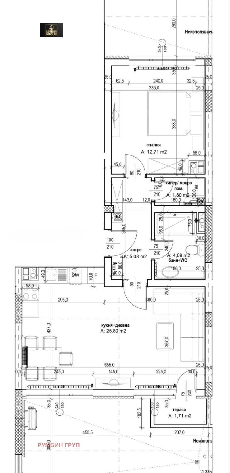 De vânzare  1 dormitor Sofia , Malinova dolina , 107 mp | 50281163 - imagine [5]