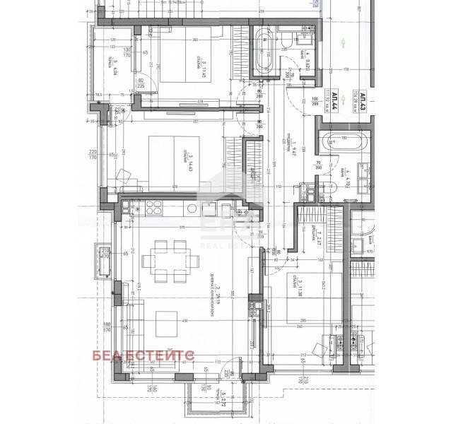 Satılık  3 yatak odası Sofia , Malinova dolina , 135 metrekare | 36131202 - görüntü [4]