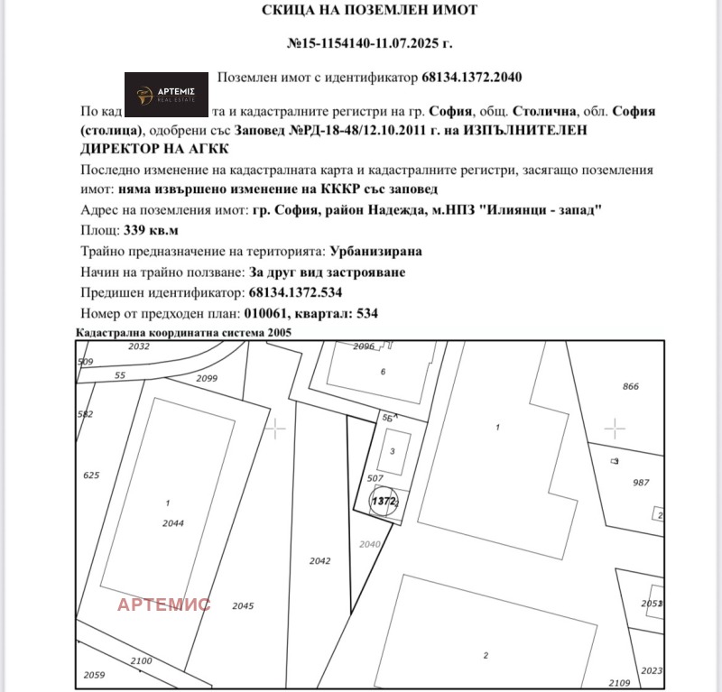 Продается  Сюжет София , Илиянци , 3916 кв.м | 78288573 - изображение [3]