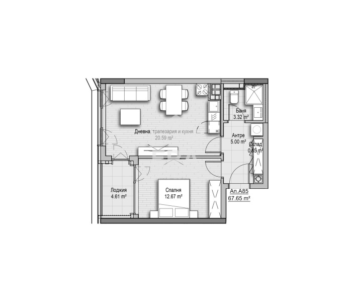 Продава 2-СТАЕН, гр. София, Витоша, снимка 3 - Апартаменти - 55991330
