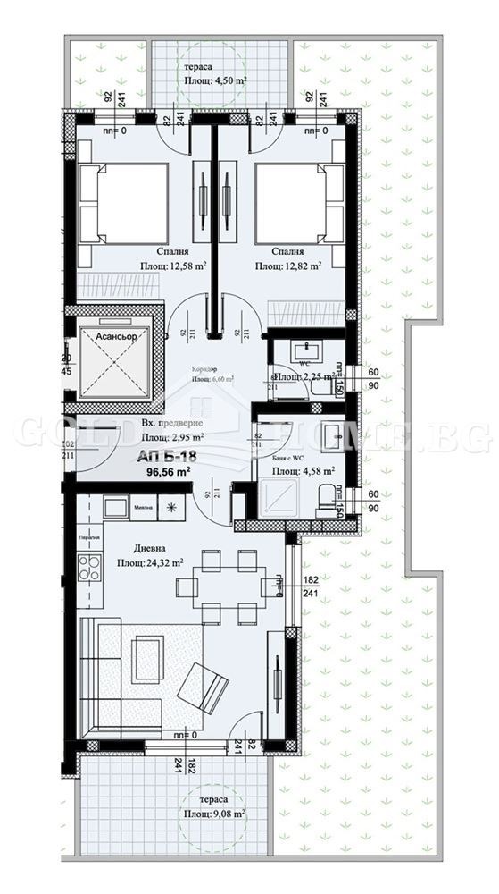 Na prodej  2 ložnice Plovdiv , Christo Smirnenski , 106 m2 | 61494784 - obraz [3]