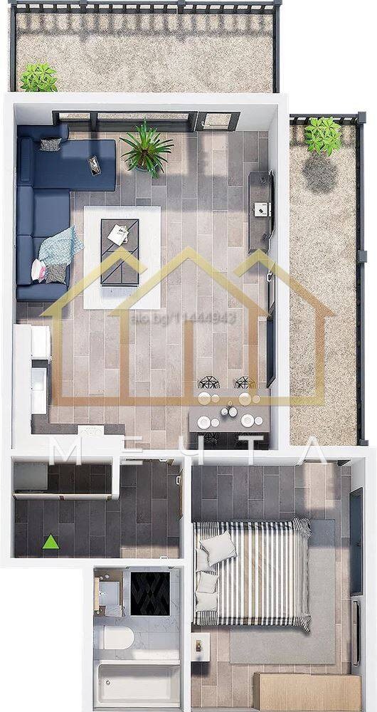 Продава 2-СТАЕН, гр. Пловдив, Христо Смирненски, снимка 3 - Апартаменти - 56218137