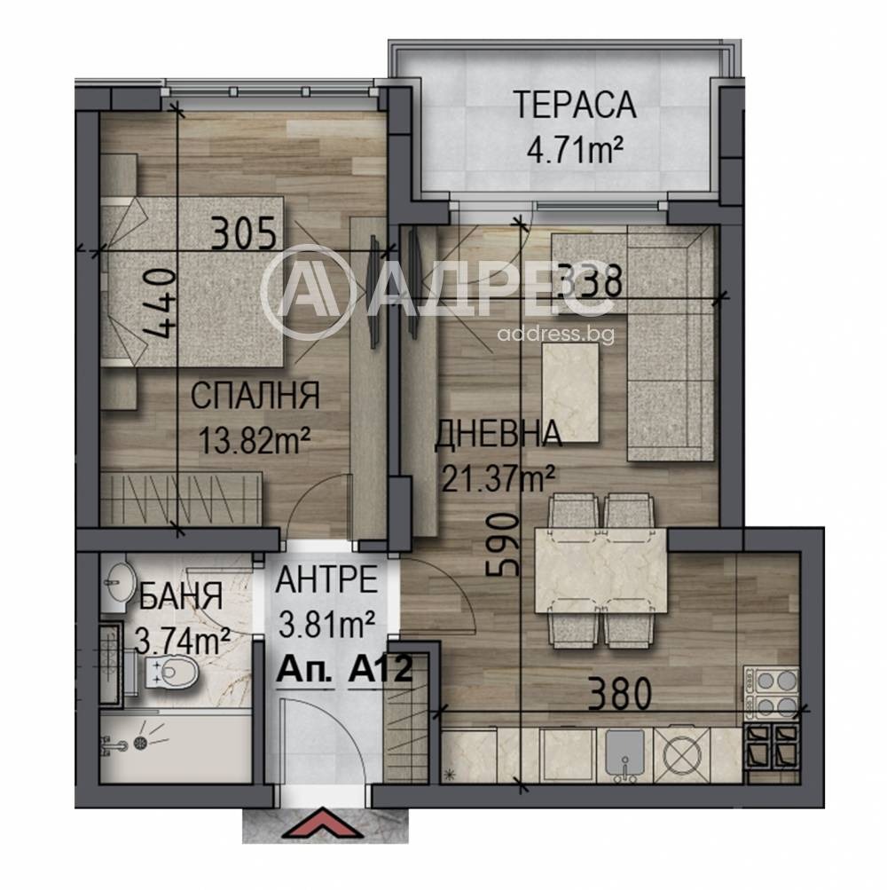 Продава 2-СТАЕН, гр. София, Овча купел, снимка 4 - Апартаменти - 55324606