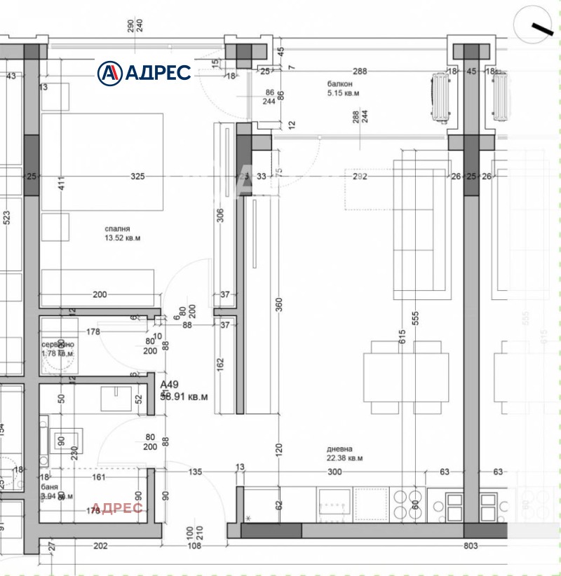 Продава 2-СТАЕН, гр. Варна, Аспарухово, снимка 2 - Aпартаменти - 47928197