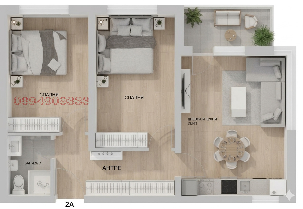 Продава 3-СТАЕН, гр. Пловдив, Христо Смирненски, снимка 13 - Апартаменти - 53922815