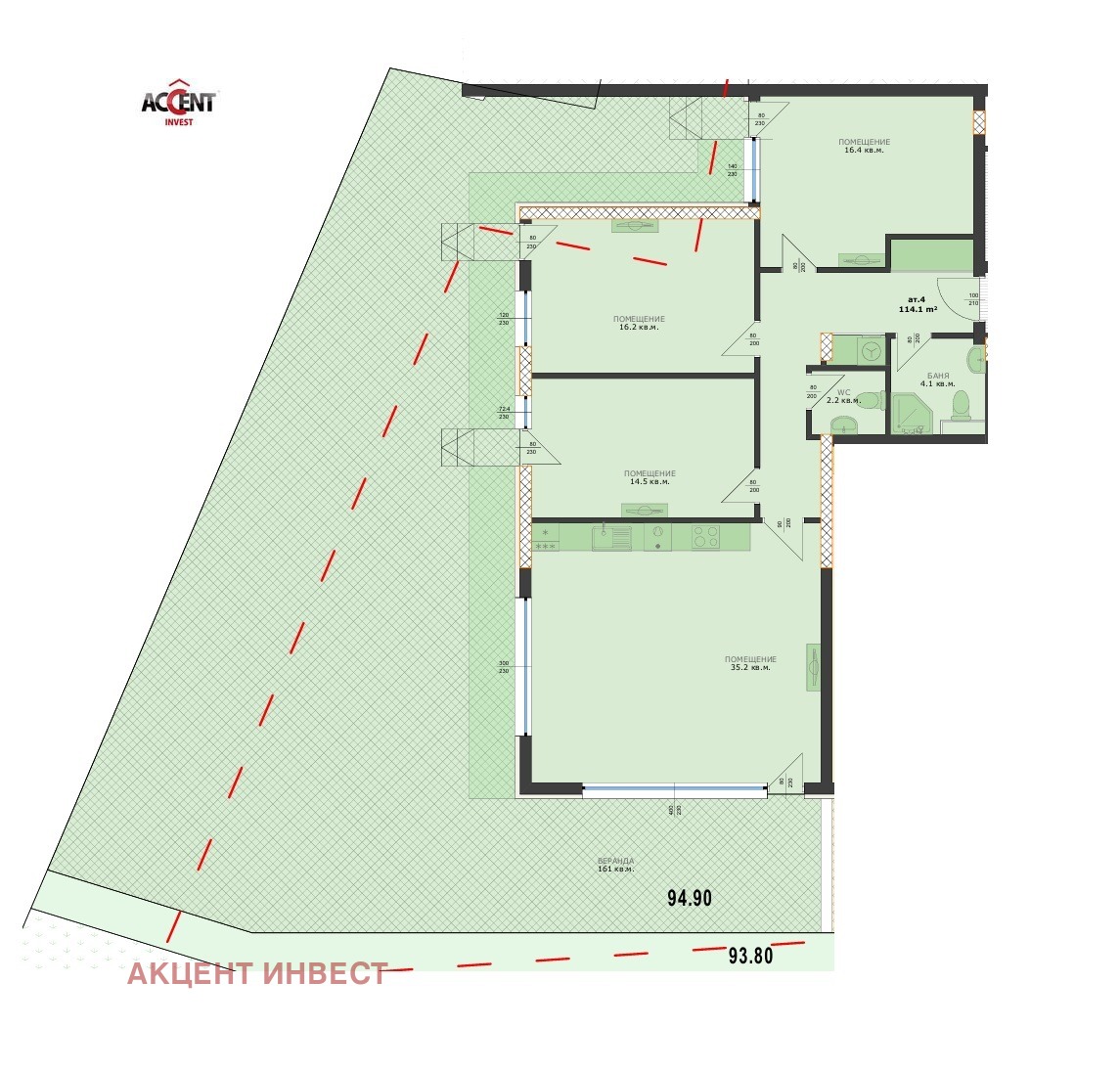 Продава 4-СТАЕН, гр. Варна, Бриз, снимка 16 - Апартаменти - 53982969