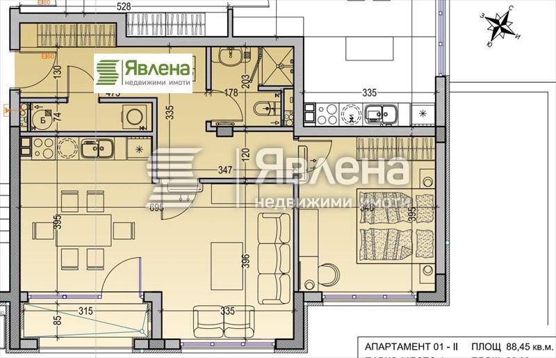 De vânzare  1 dormitor Sofia , Dragalevți , 86 mp | 56720027 - imagine [9]