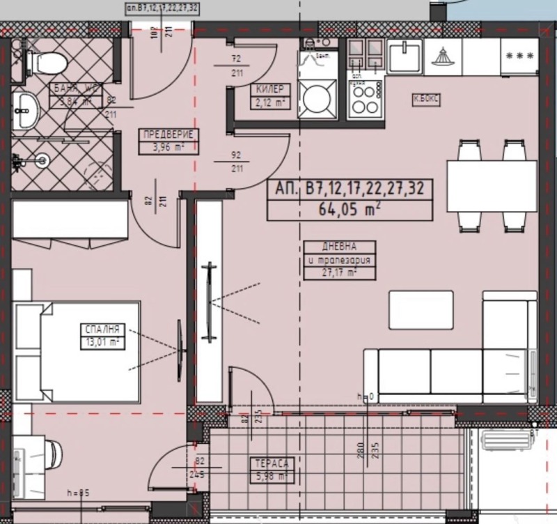 Продава 2-СТАЕН, гр. Пловдив, Христо Смирненски, снимка 2 - Апартаменти - 52244965
