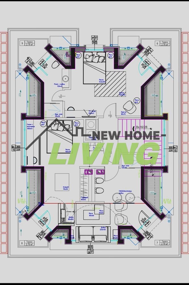 Продава МЕЗОНЕТ, гр. Бургас, Център, снимка 2 - Апартаменти - 53465998
