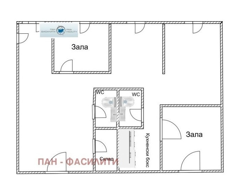 Na prodej  Kancelář Sofia , Manastirski livadi , 211 m2 | 55707086 - obraz [2]