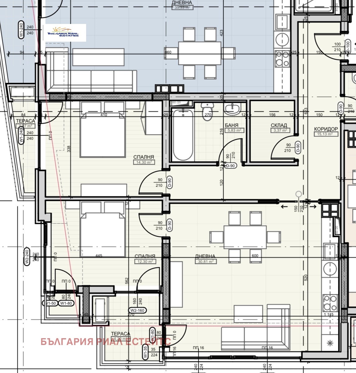 Продава 3-СТАЕН, гр. София, Кръстова вада, снимка 7 - Апартаменти - 53829873