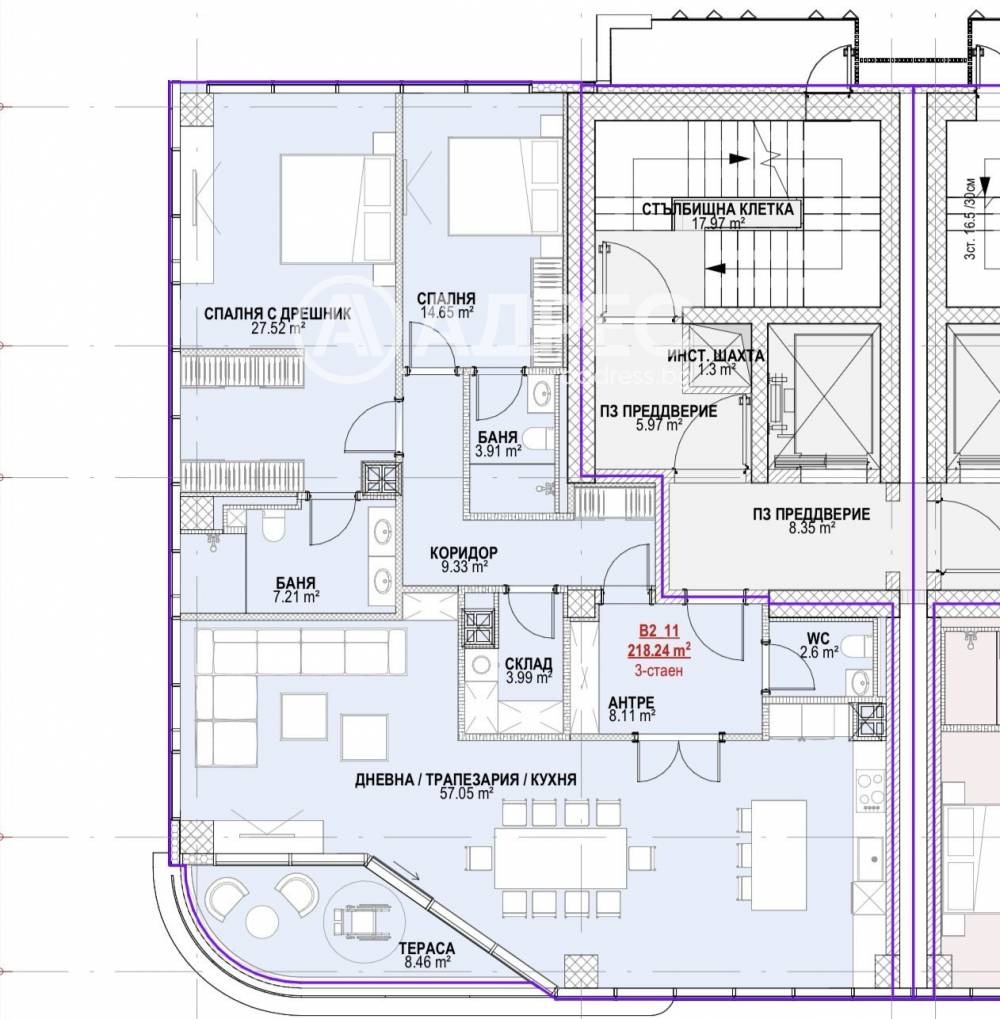 Продава 3-СТАЕН, гр. София, Дианабад, снимка 2 - Апартаменти - 53986904
