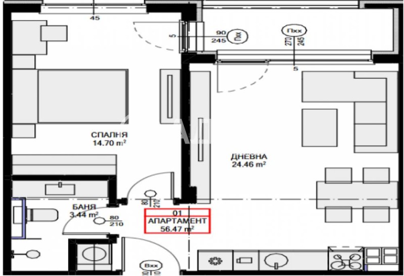 Продава 2-СТАЕН, гр. София, Овча купел 2, снимка 3 - Апартаменти - 53121916