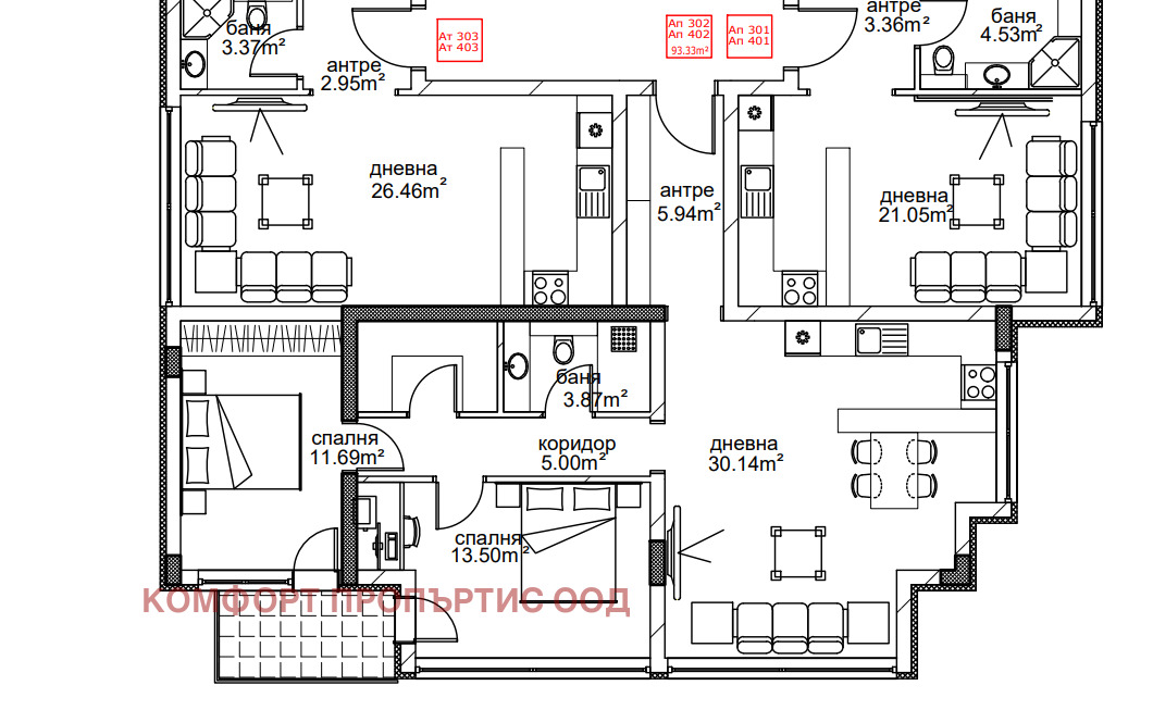 Продава 3-СТАЕН, гр. София, Борово, снимка 2 - Апартаменти - 54492847