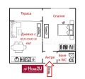 Продава  2-стаен град Бургас , Хоризонт , 68 кв.м | 44782619 - изображение [11]