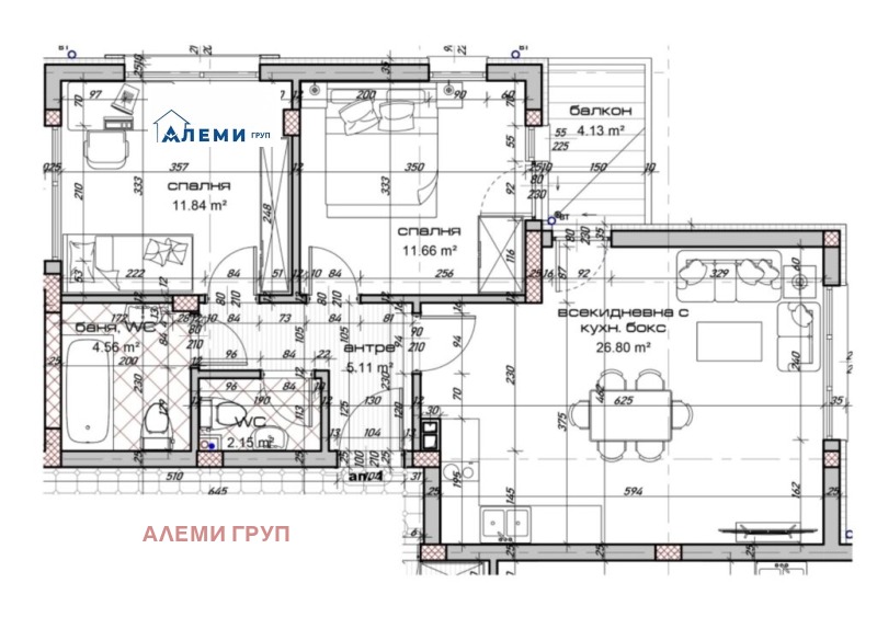 Продава  3-стаен град Варна , Виница , 97 кв.м | 60815554 - изображение [5]