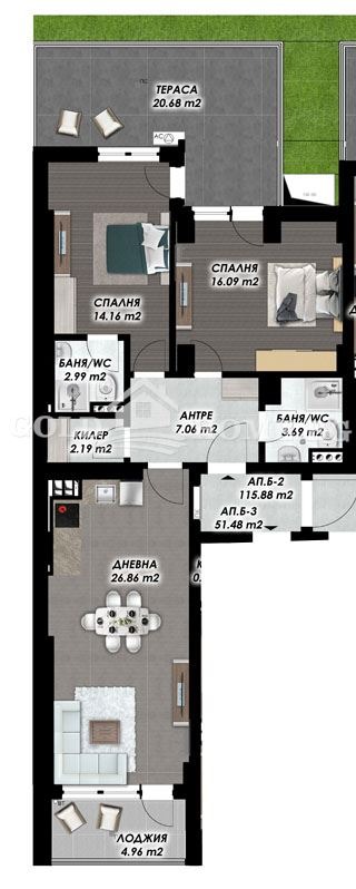 Продава 3-СТАЕН, гр. Пловдив, Гагарин, снимка 7 - Апартаменти - 53041445