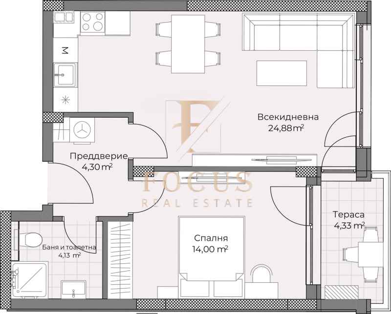 Продава  2-стаен, град Пловдив, Остромила • 80 535 EUR • ID 60629899 — holmes.bg - [1] 