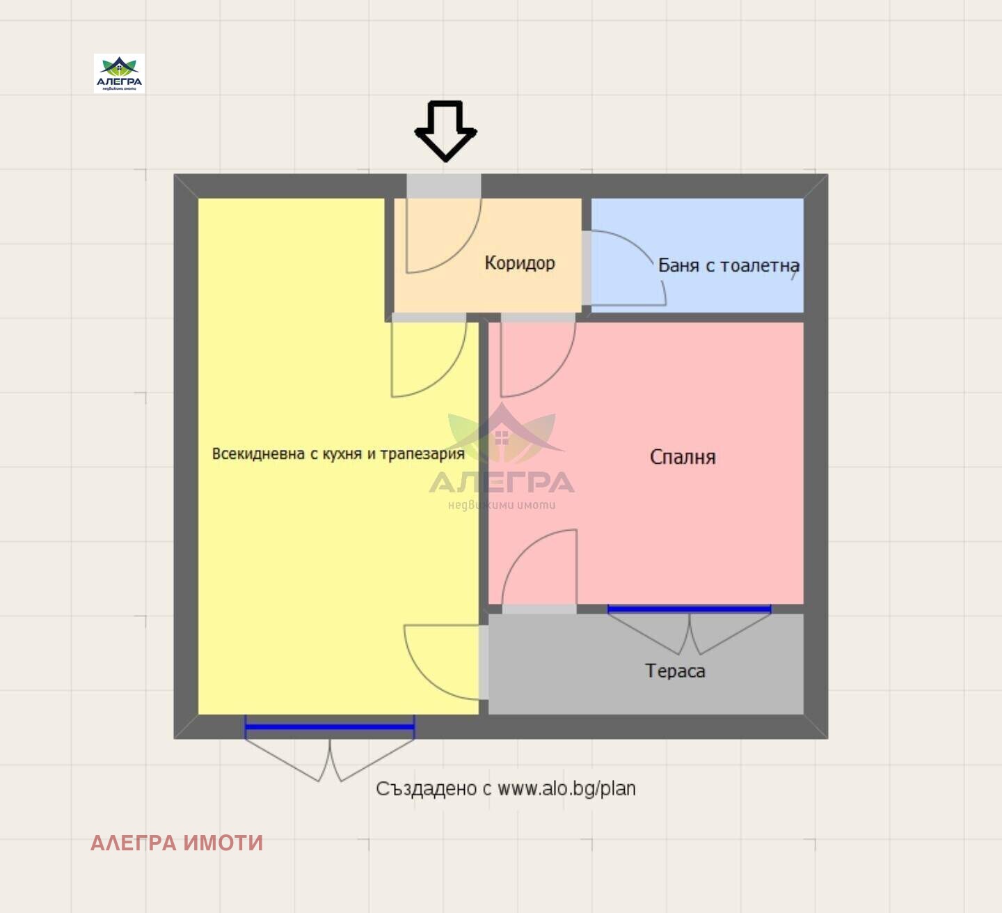Продава 2-СТАЕН, гр. Пазарджик, Промишлена зона, снимка 2 - Апартаменти - 51831154