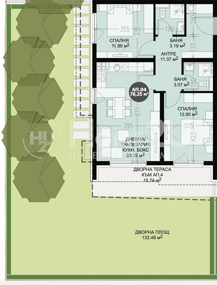 Продается  2 спальни София , Кръстова вада , 244 кв.м | 83079907 - изображение [2]
