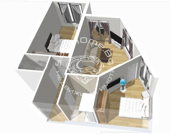 Продава 3-СТАЕН, гр. Варна, Погреби, снимка 3 - Апартаменти - 52813328