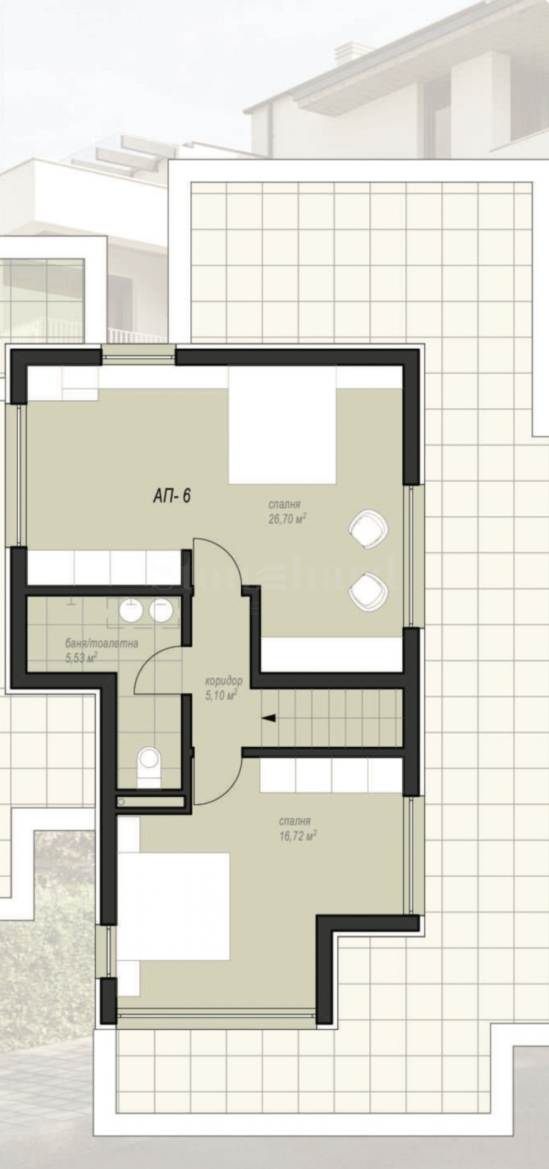 Till salu  Etagevåning Sofia , Bojana , 221 kvm | 57087931 - bild [5]