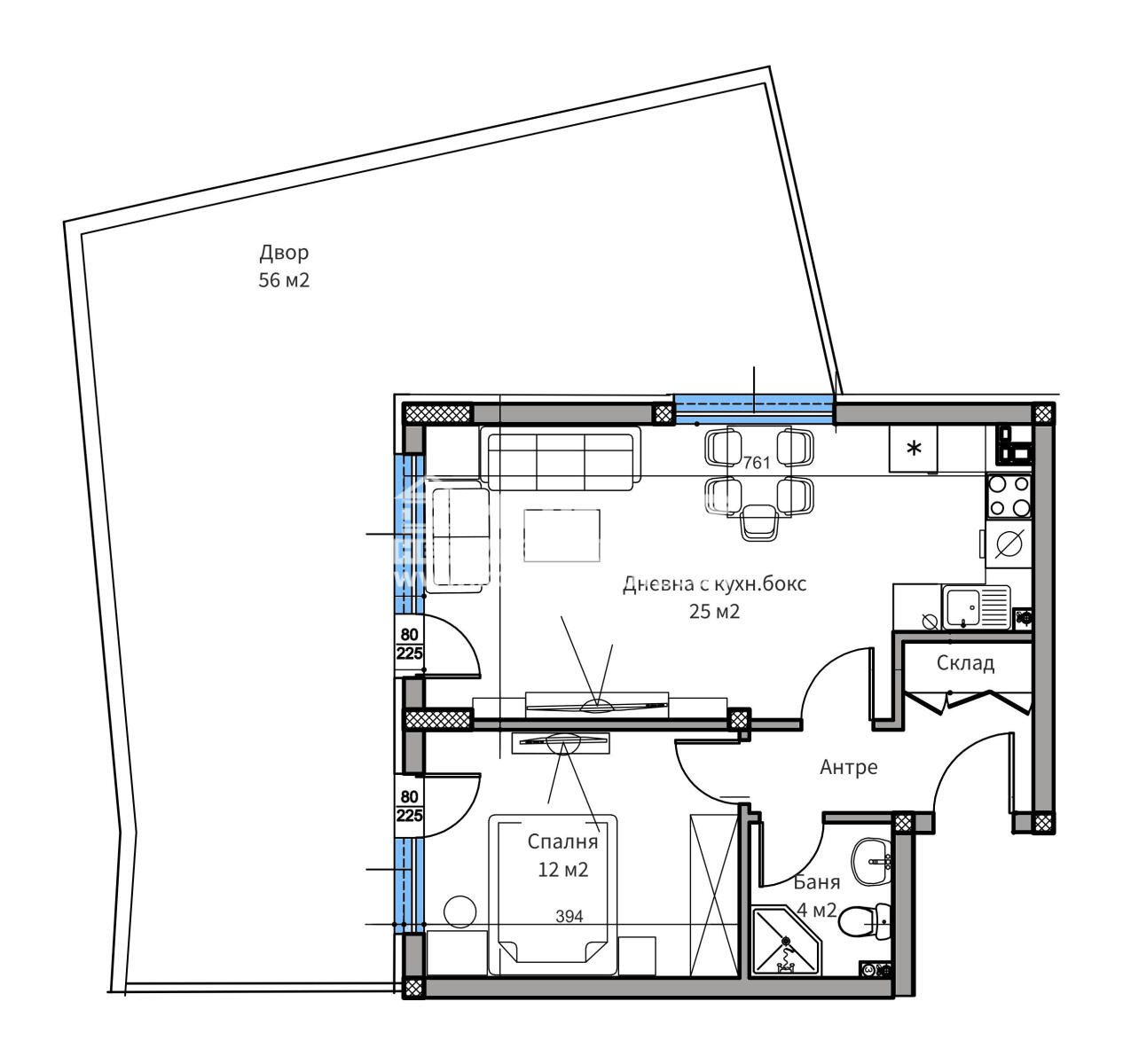 Продава 2-СТАЕН, гр. Пловдив, Остромила, снимка 2 - Апартаменти - 53902587