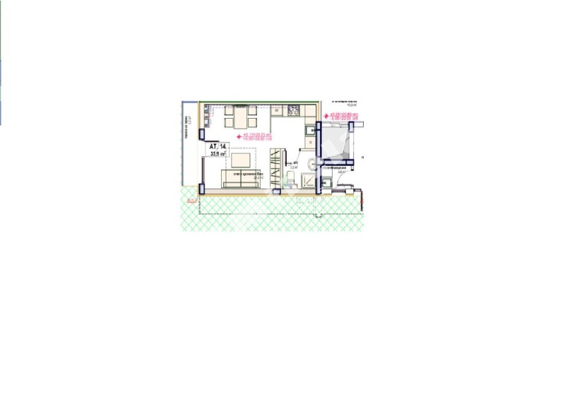 Till salu  Studio region Burgas , Primorsko , 41 kvm | 89598771 - bild [2]