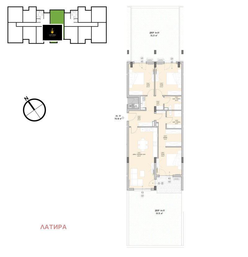 Продава 4-СТАЕН, гр. София, Малинова долина, снимка 14 - Апартаменти - 52532942