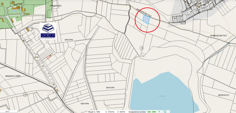 Продава ПАРЦЕЛ, гр. Бургас, Ветрен, снимка 4 - Парцели - 18242072