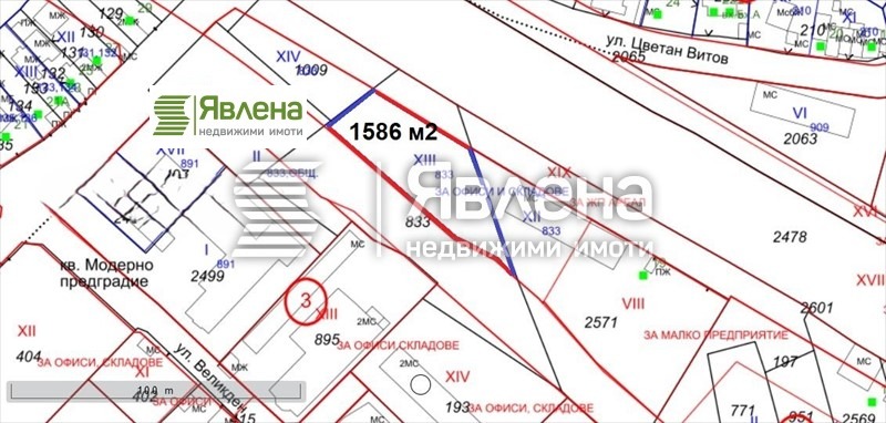 Продаја  Плот Софија , Захарна фабрика , 1586 м2 | 45611517 - слика [2]