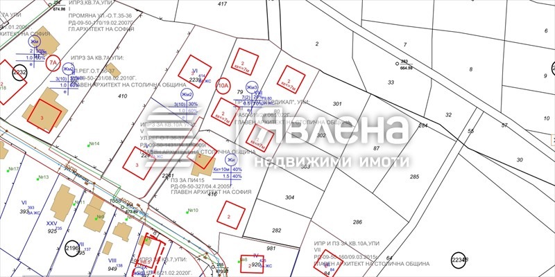 Продава ПАРЦЕЛ, гр. София, гр. Банкя, снимка 2 - Парцели - 56730468
