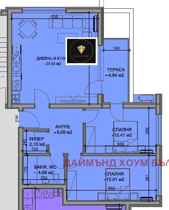 Продава  3-стаен град Пловдив , Южен , 112 кв.м | 57673504 - изображение [2]
