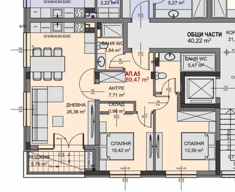 À vendre  2 chambres Sofia , Gorna banya , 103 m² | 11527599 - image [2]