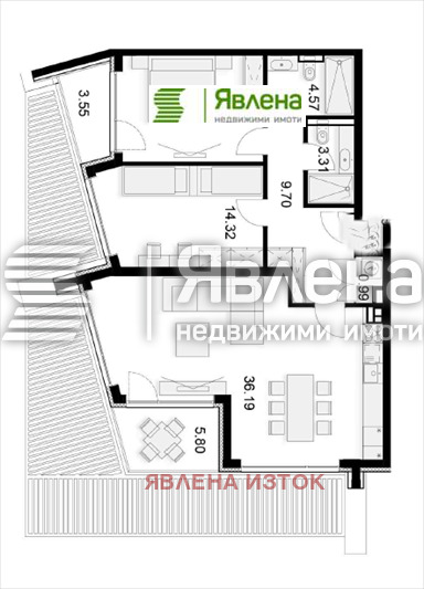 Te koop  2 slaapkamers Sofia , v.z.Malinova dolina , 125 m² | 97736769 - afbeelding [10]